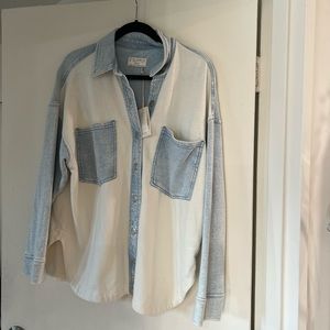 Z Supply all day knit denim jacket